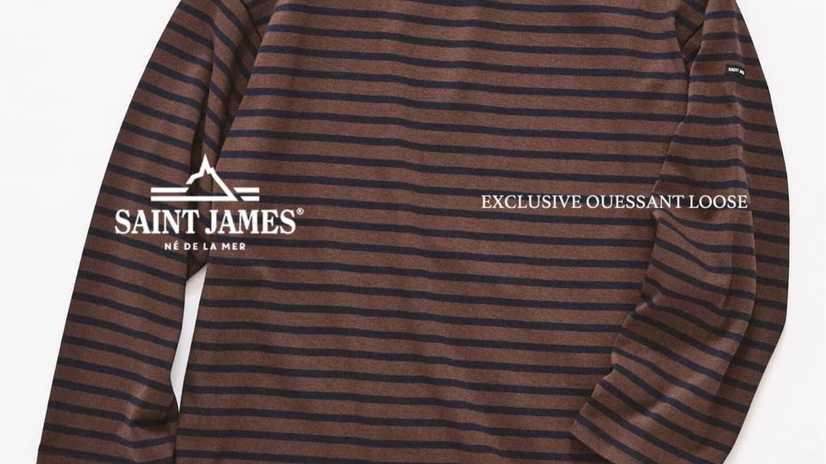 417 EDIFICE × SAINT JAMES 別注ウエッソン ルーズ ボーダー