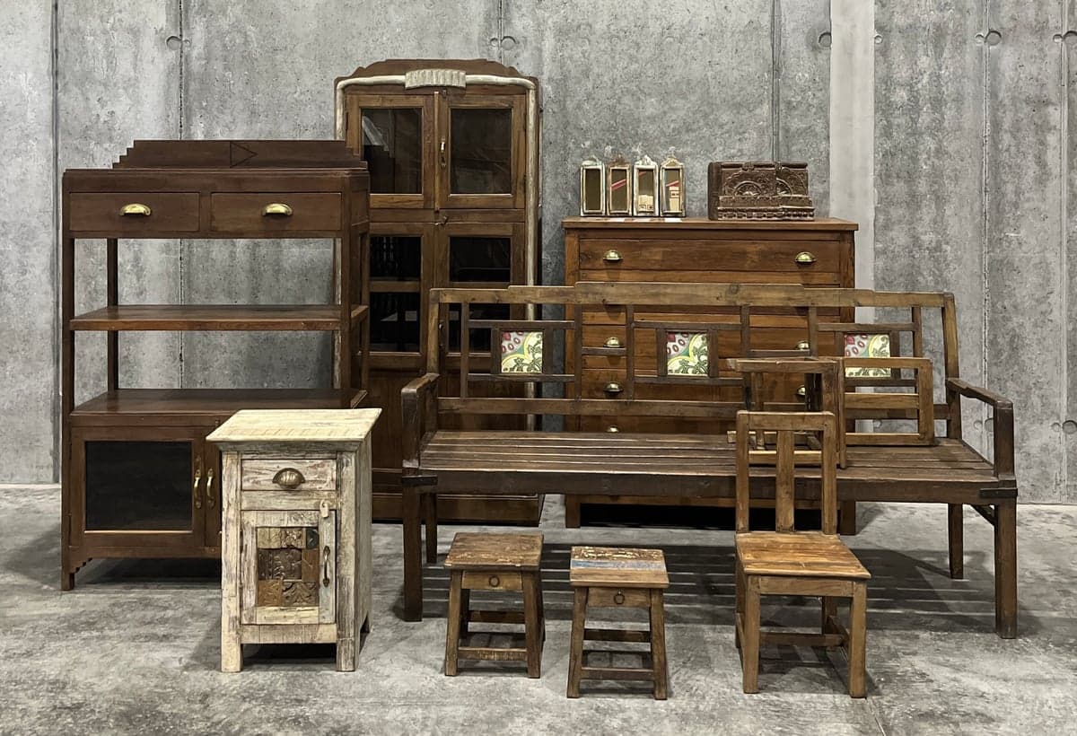 無印良品 インドの古家具再生シリーズ