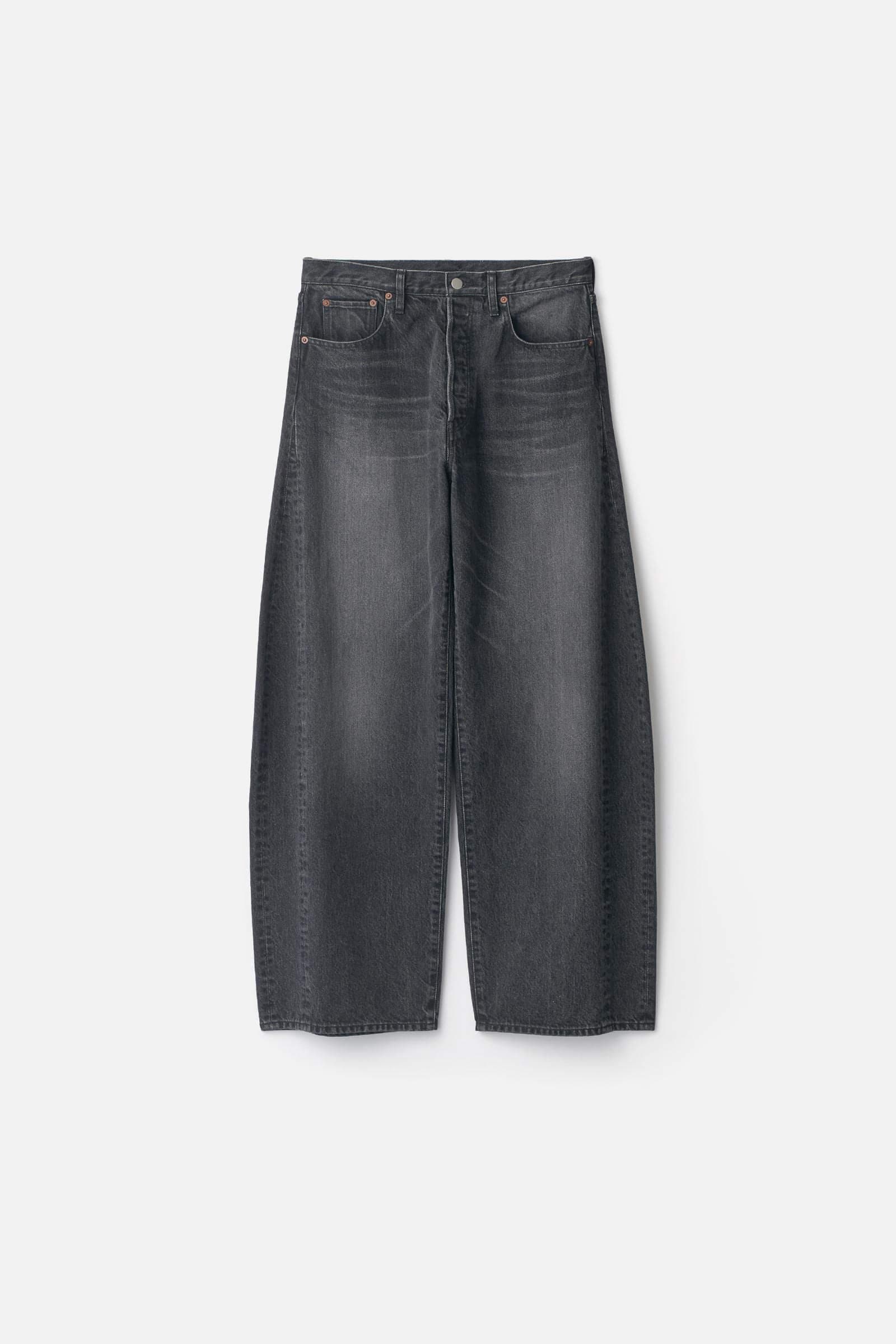 ssstein DEFORMATION WIDE DENIM PANTS