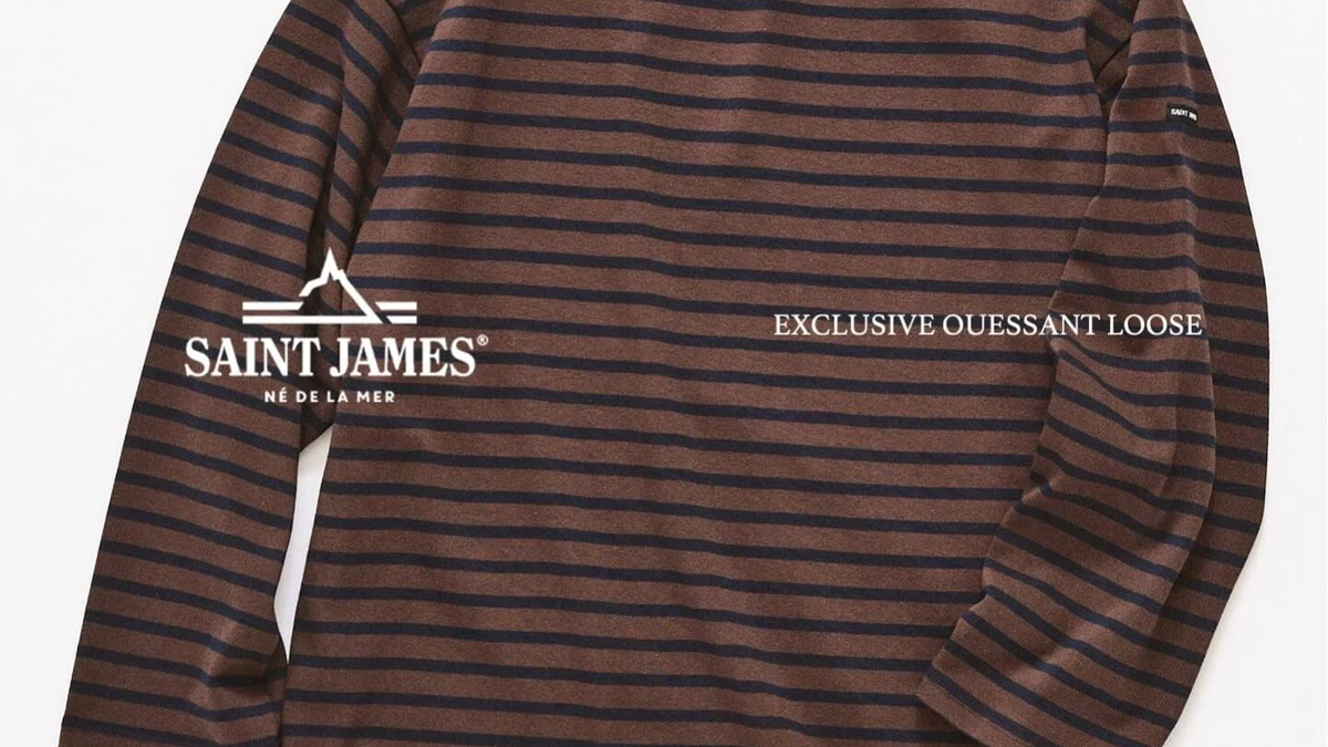 417 EDIFICE × SAINT JAMES 別注ウエッソン ルーズ ボーダー