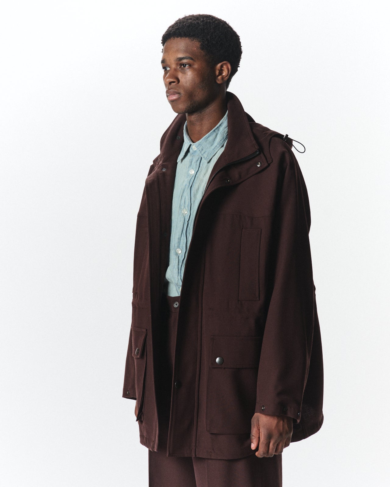 MARKAWARE マウンテンパーカ 着用イメージ